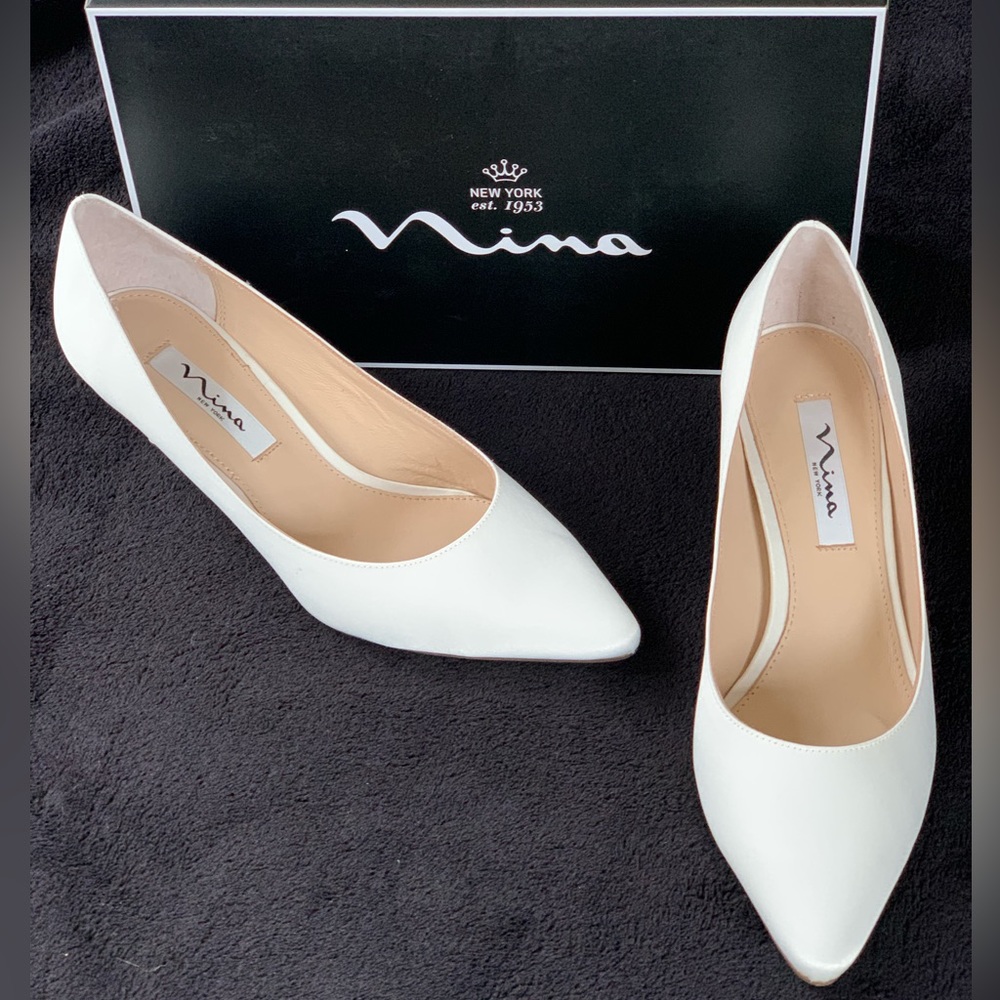 Nina Satin Pumps